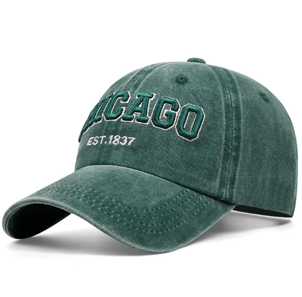 CHICAGO Cotton Baseball Cap - Hautefull