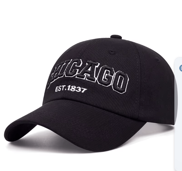 CHICAGO Cotton Baseball Cap - Hautefull