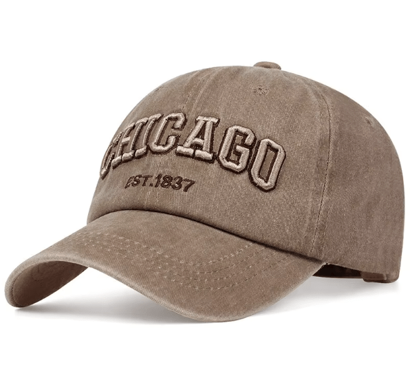 CHICAGO Cotton Baseball Cap - Hautefull