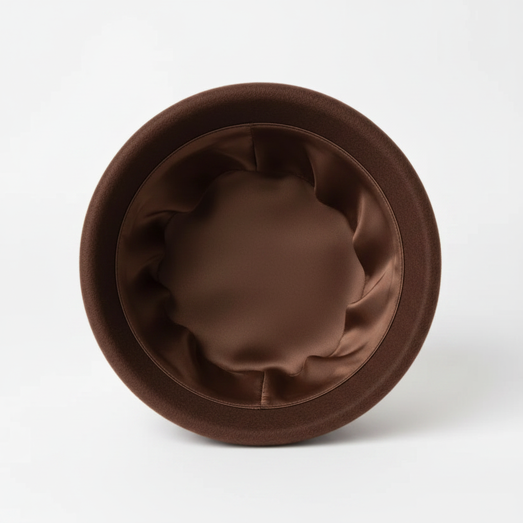 Dark Brown Pillbox - Interior Reference