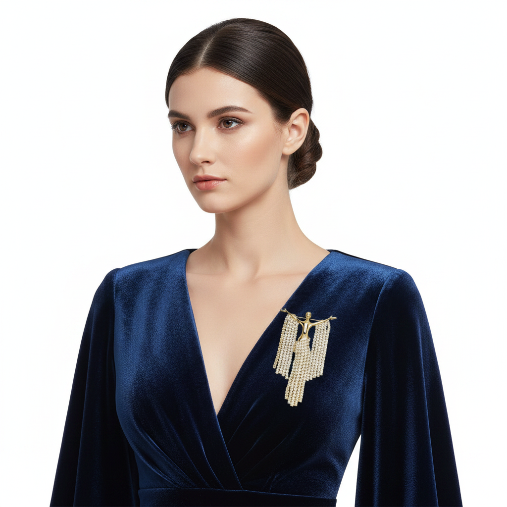 Evening gown styling