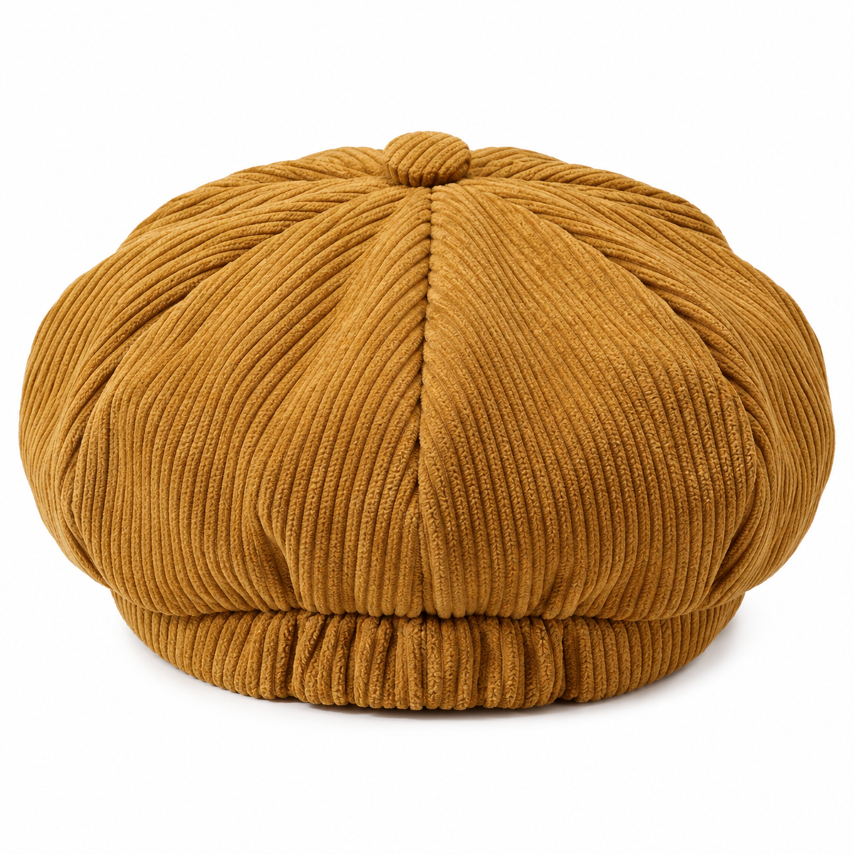 Women's Mustard Corduroy Newsboy Cap – Baker Boy Hat