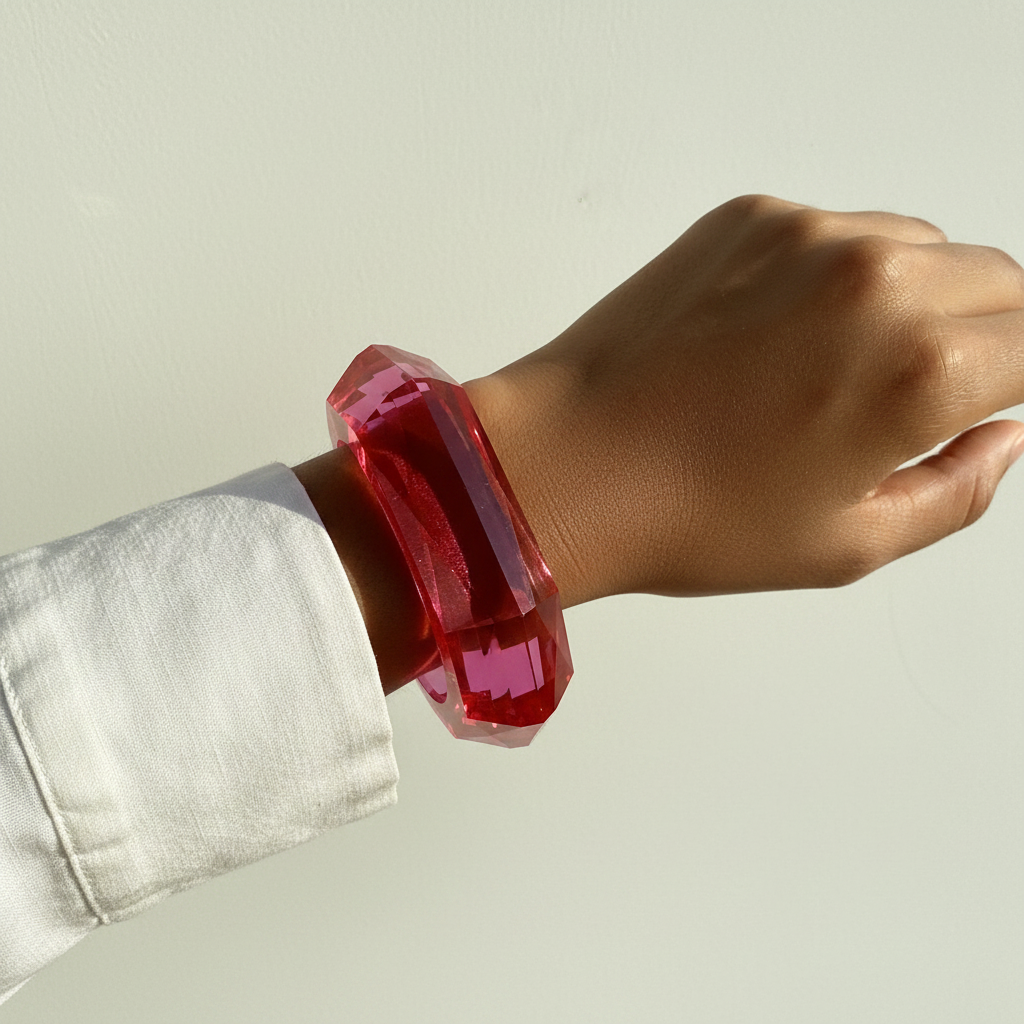Faceted Bangle – Single