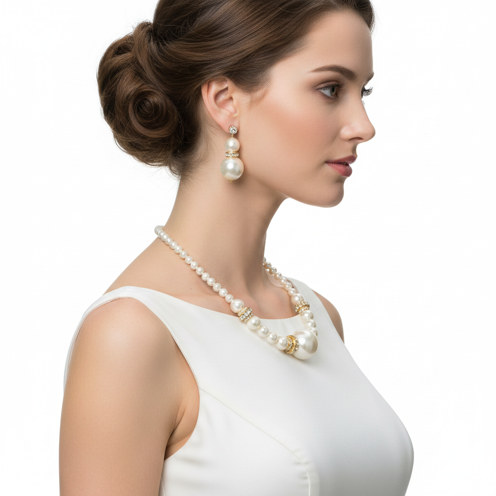 Faux Pearl Set – Side