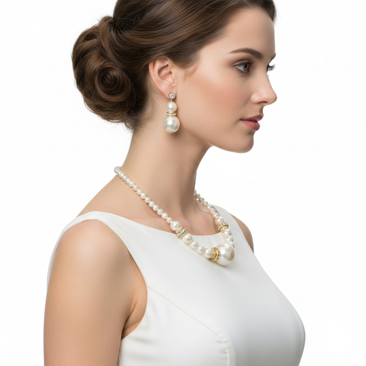 Faux Pearl Set – Side