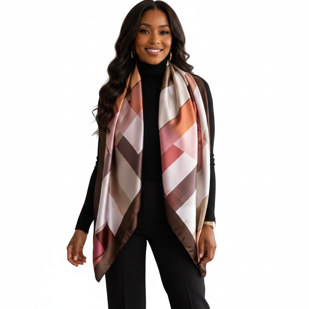 Flowing wrap look