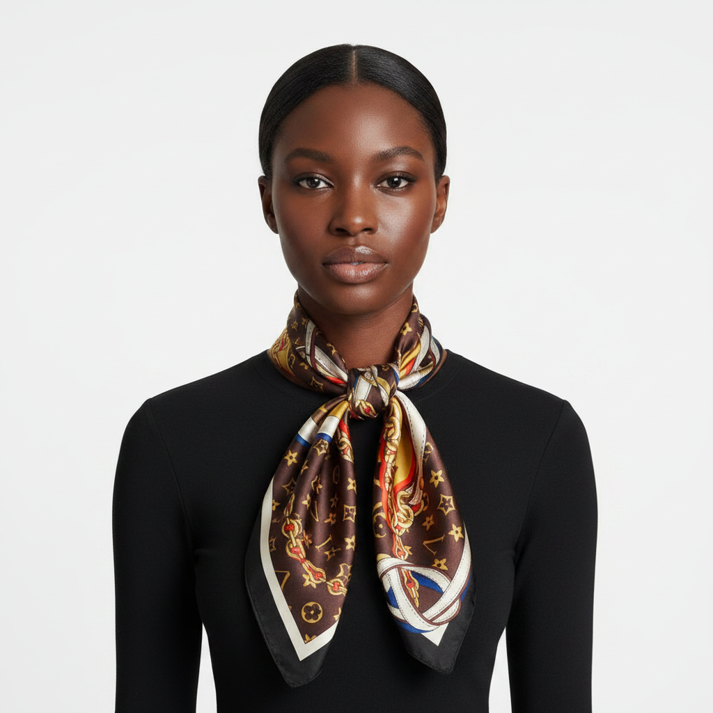 Front angle – neck scarf