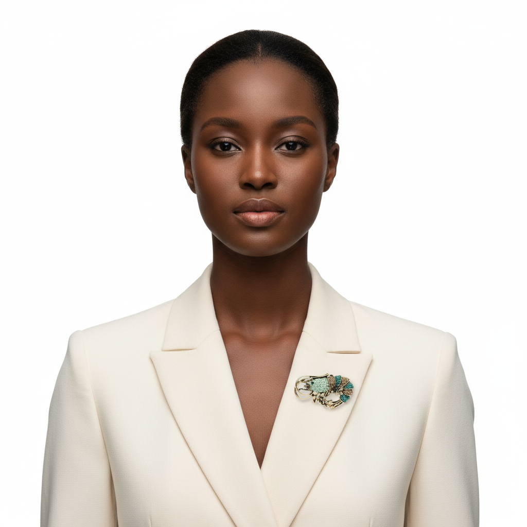 Front blazer-lapel lifestyle view