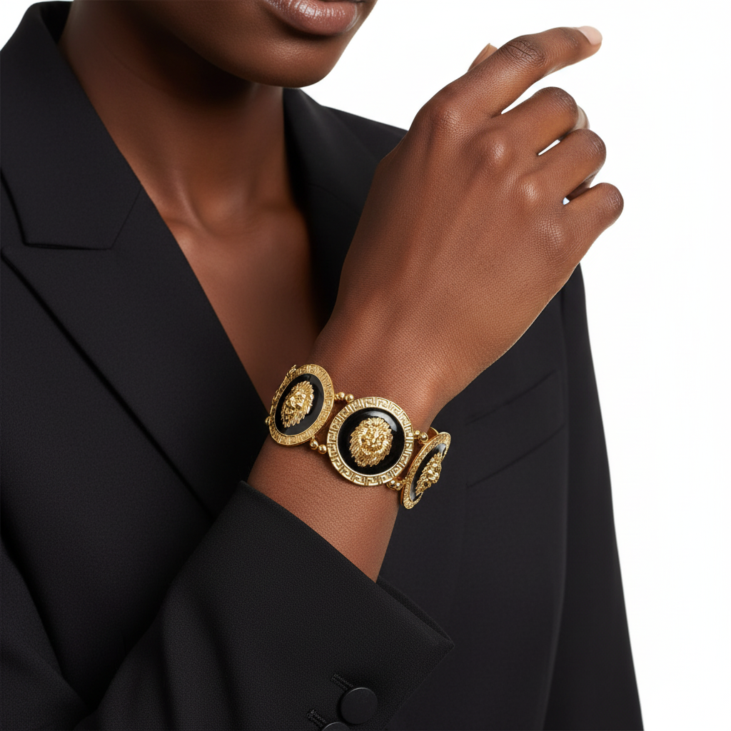 Front lifestyle - Lion Head Bracelet