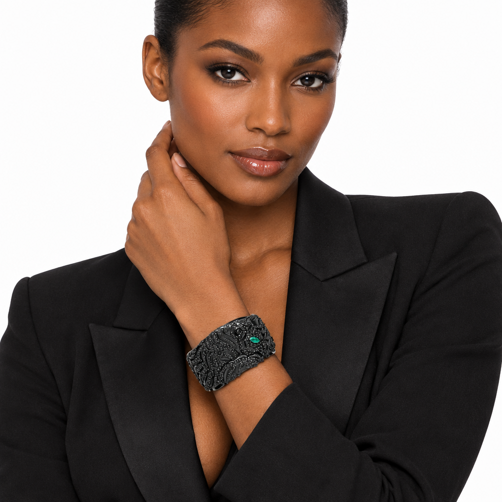 Front lifestyle view of the bangle