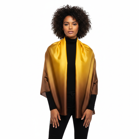 Front shoulder drape