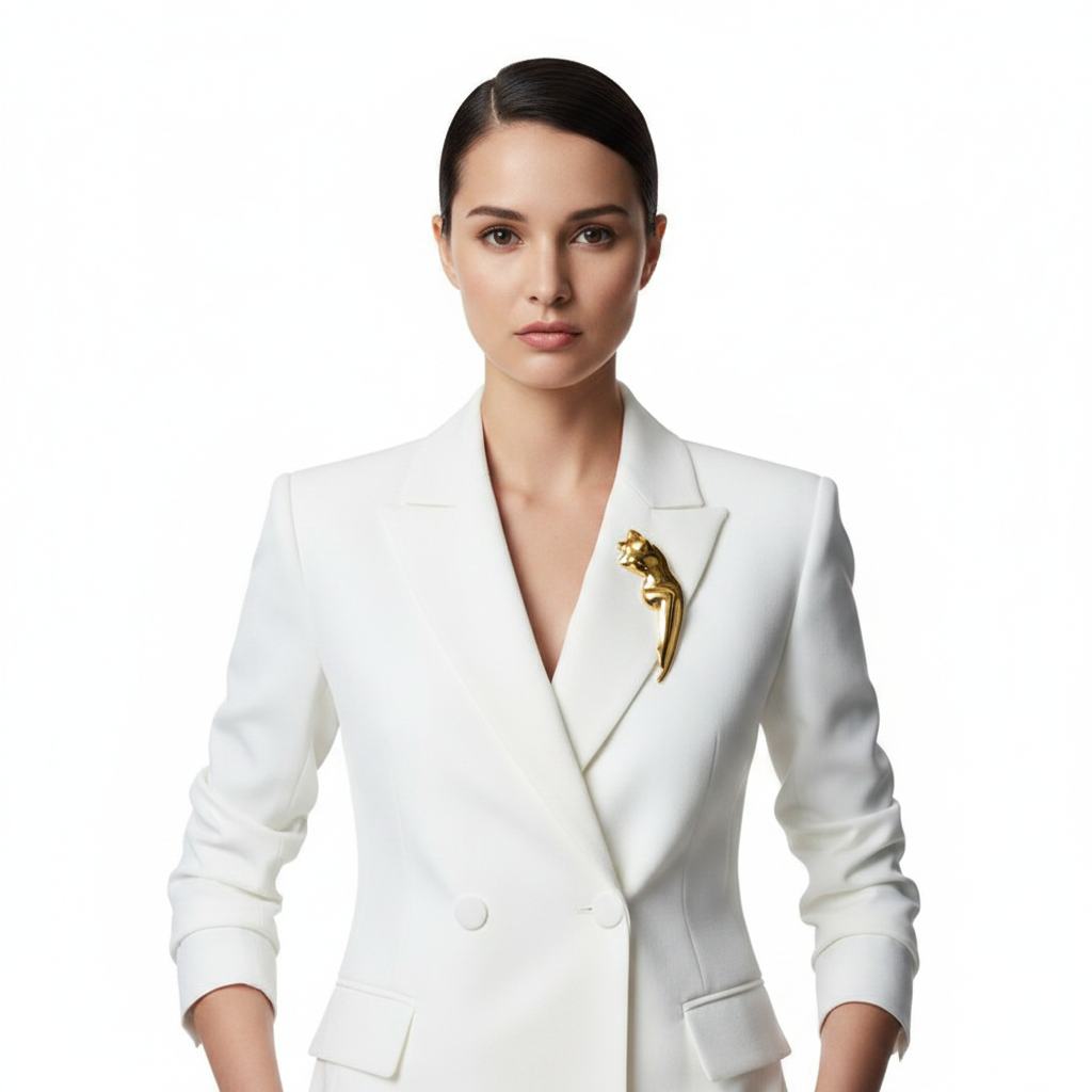 Front view on blazer