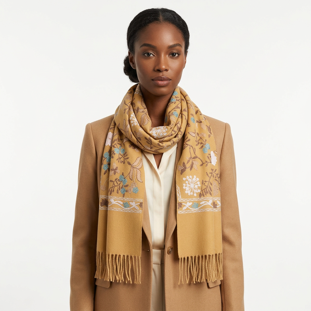 Front-view scarf lifestyle image