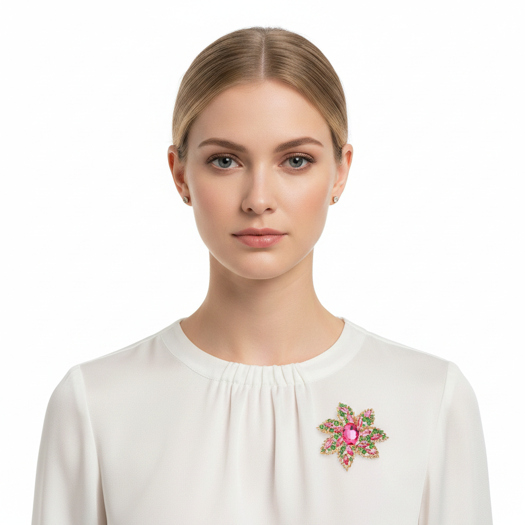 Gold Brooch Lifestyle