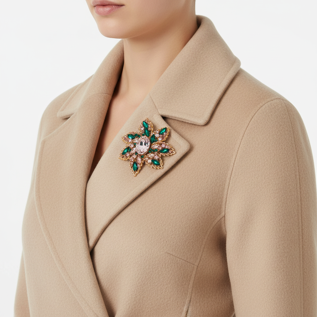 Gold Brooch Side