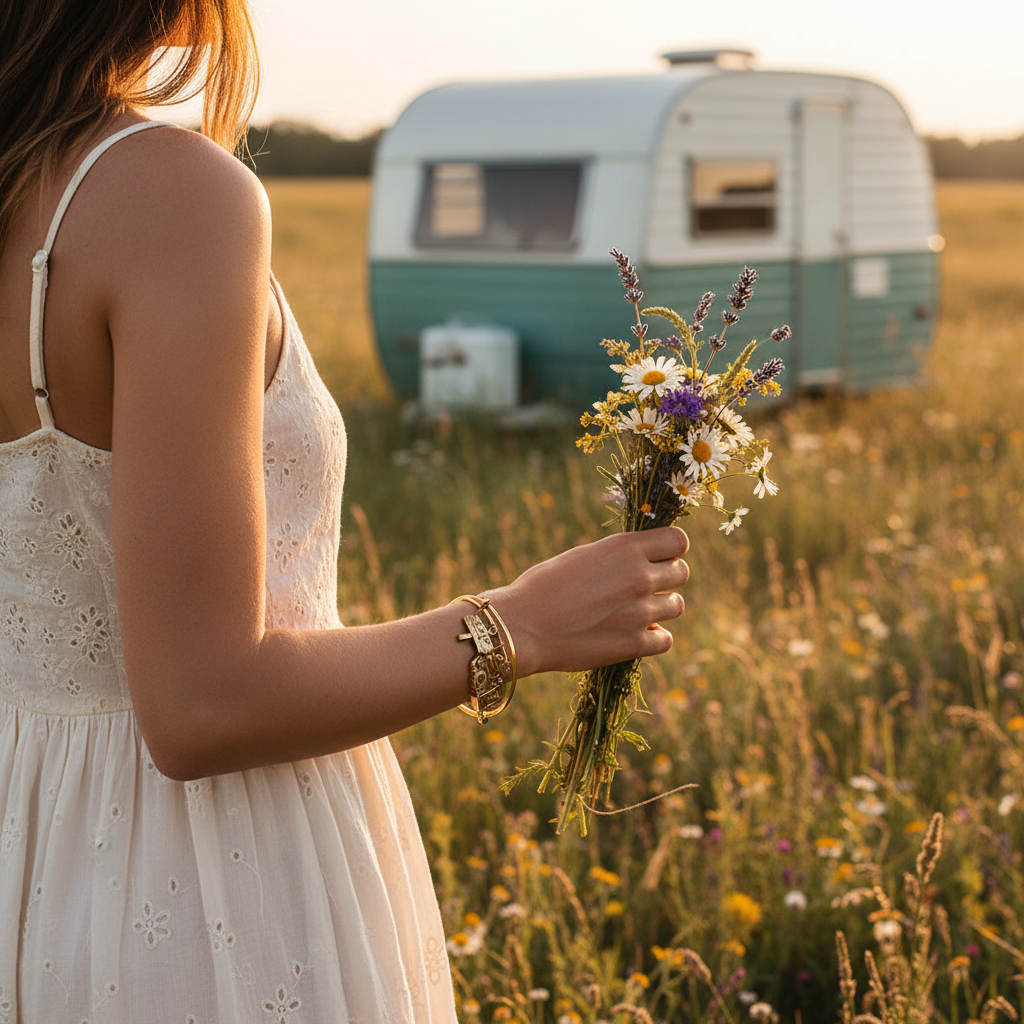Happy Camper Bracelet - Golden Hour