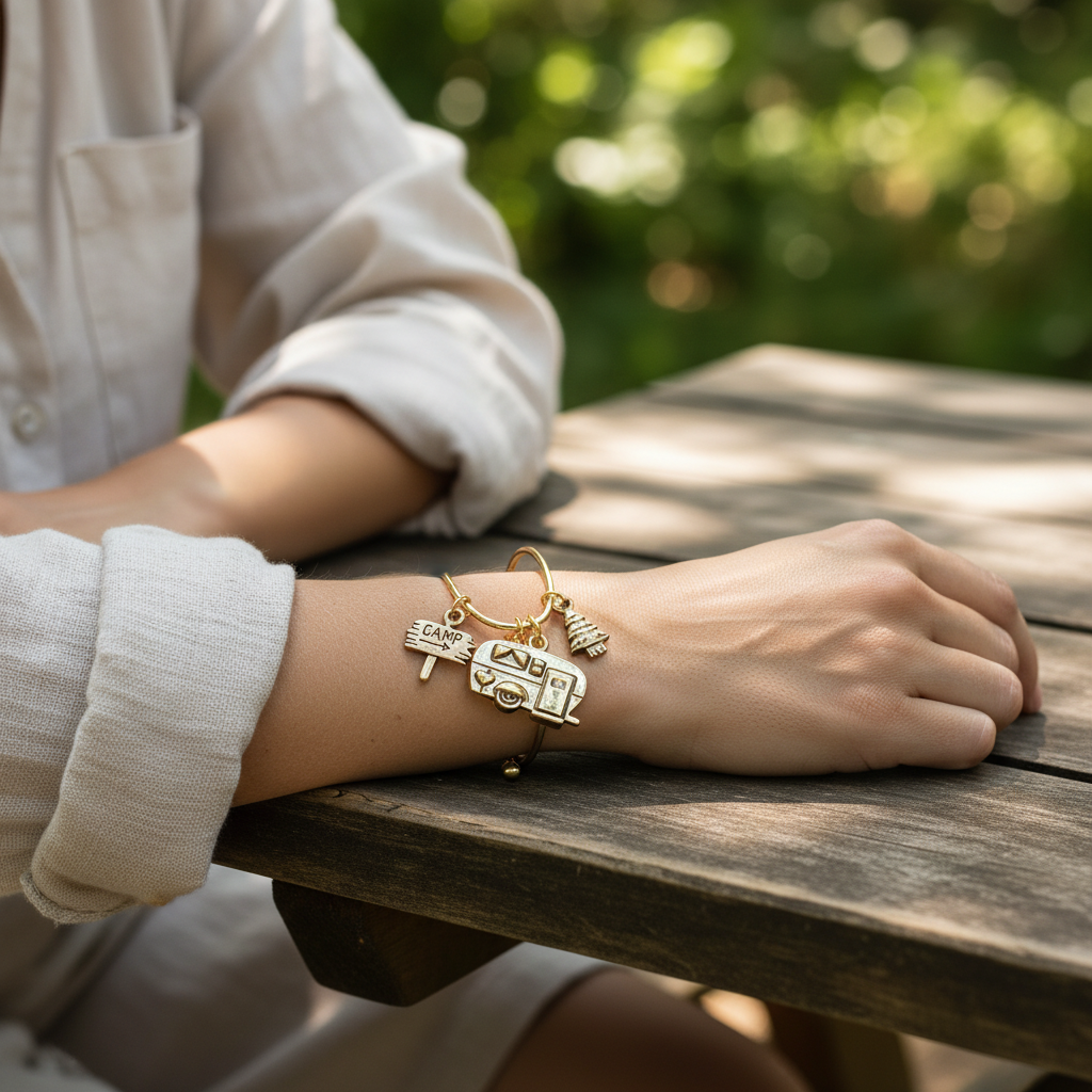Happy Camper Bracelet - Picnic Table