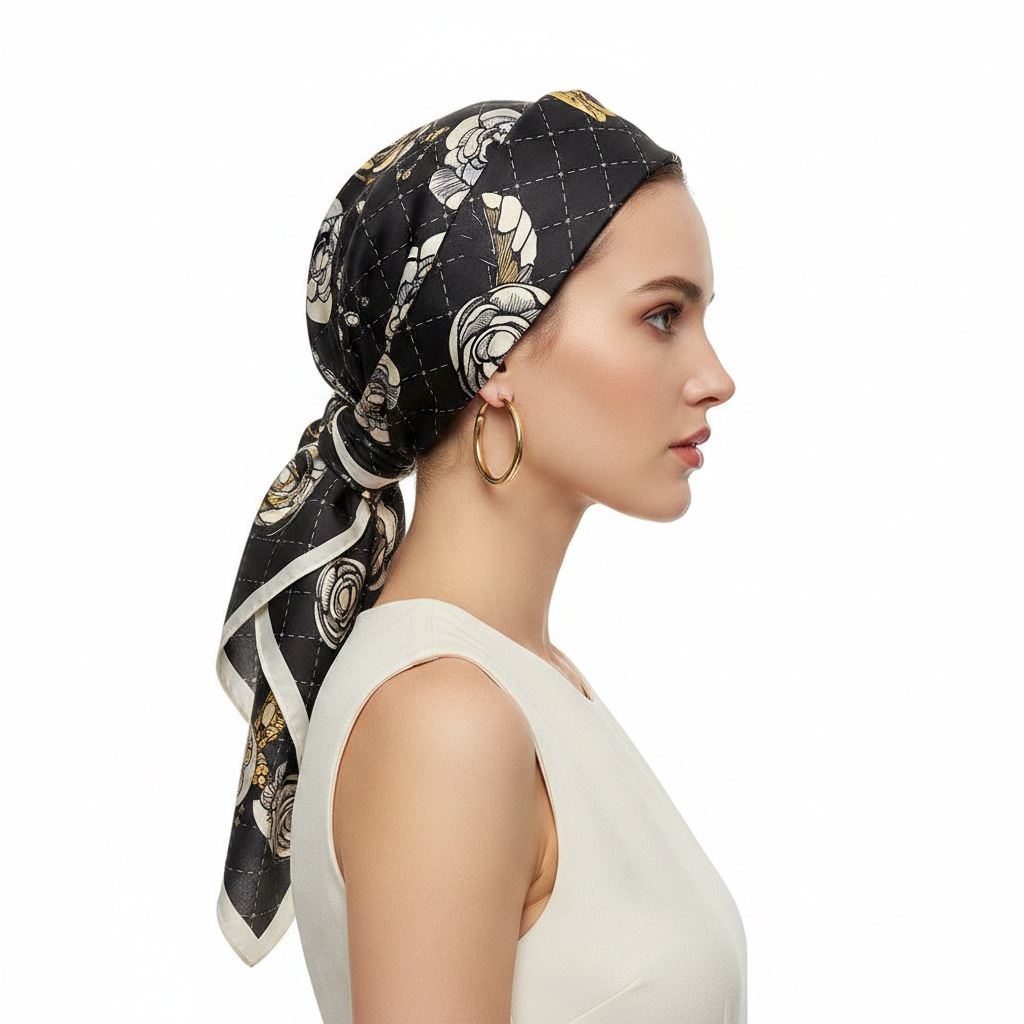 Head wrap side view