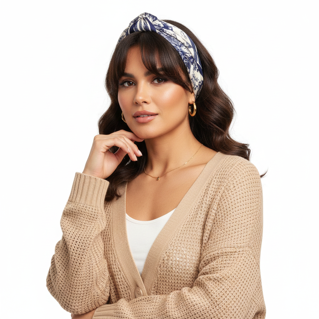 Headband styling - side