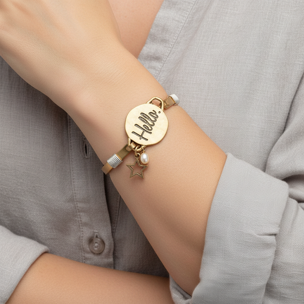Hello Bangle Side Detail