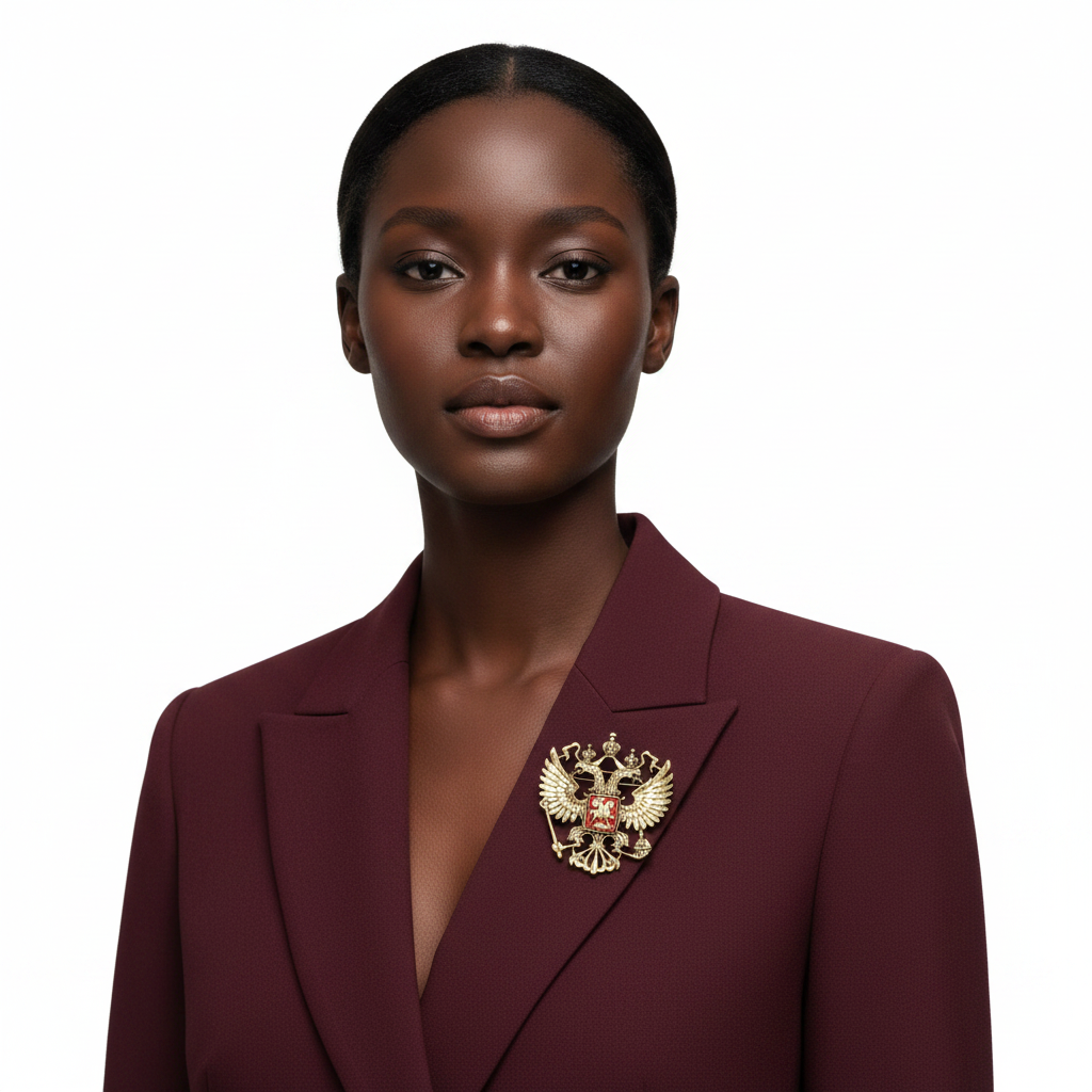 Imperial Eagle Brooch Lifestyle Front