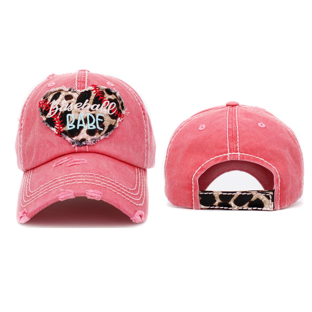 Leopard Love Baseball Babe Vintage Cap - Hautefull