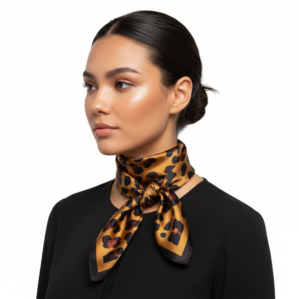 Leopard Scarf Lifestyle Side