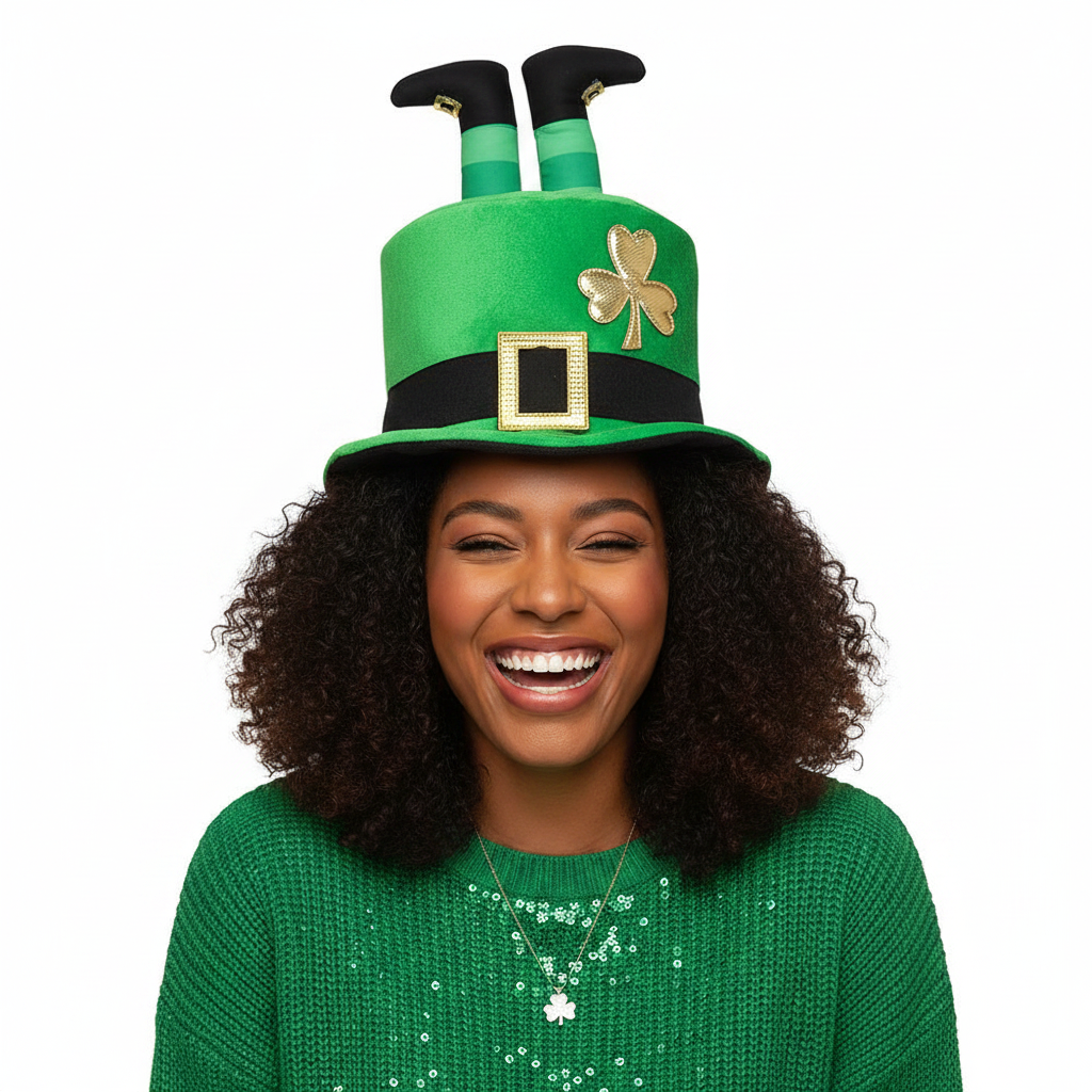 Leprechaun Hat Lifestyle - Front