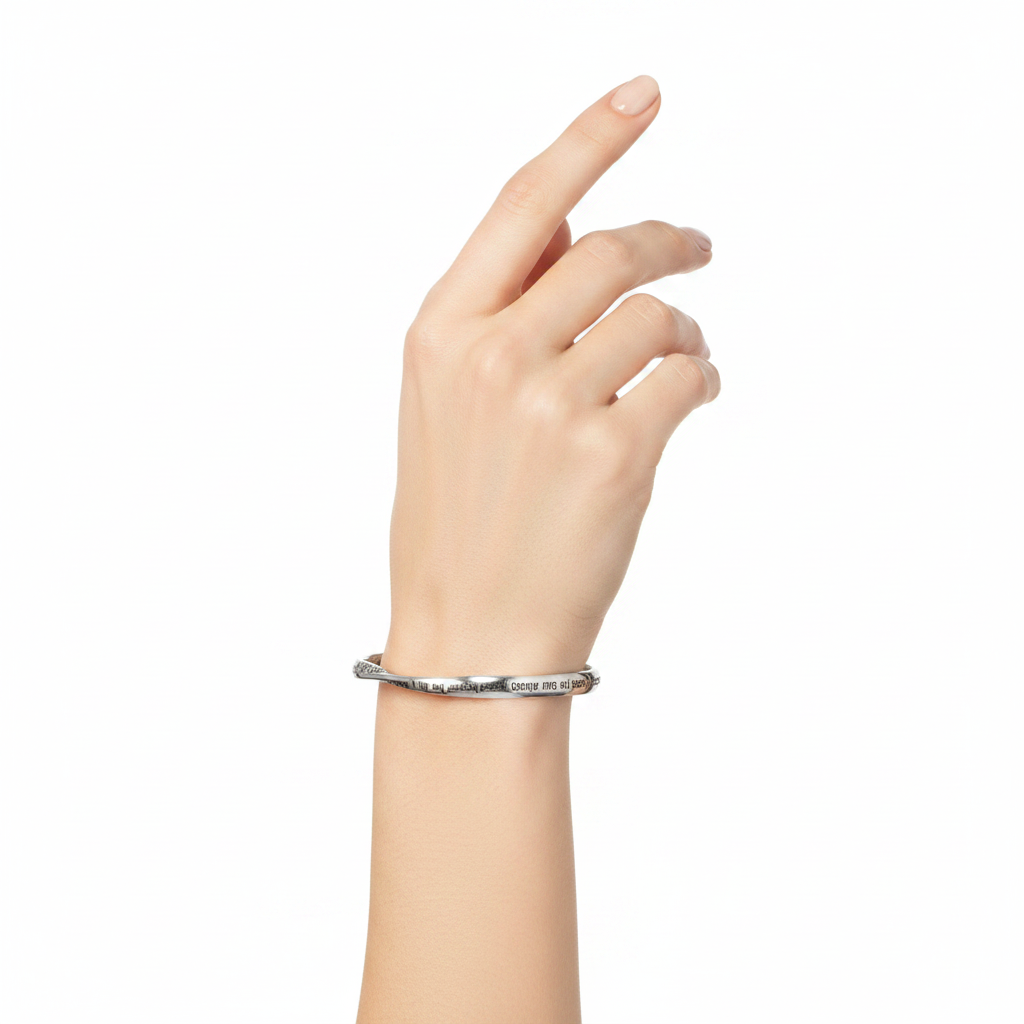Lord's Prayer Bangle – Front View