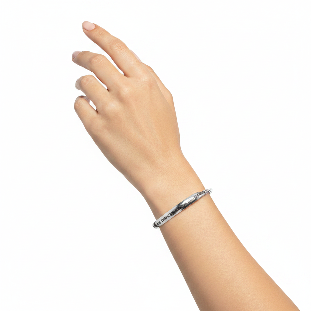Lord's Prayer Bangle – Side View
