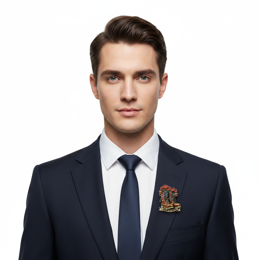 Man in suit - front