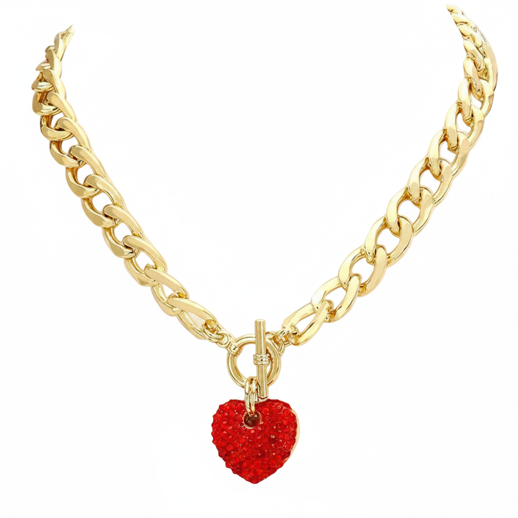 Necklace flat lay front