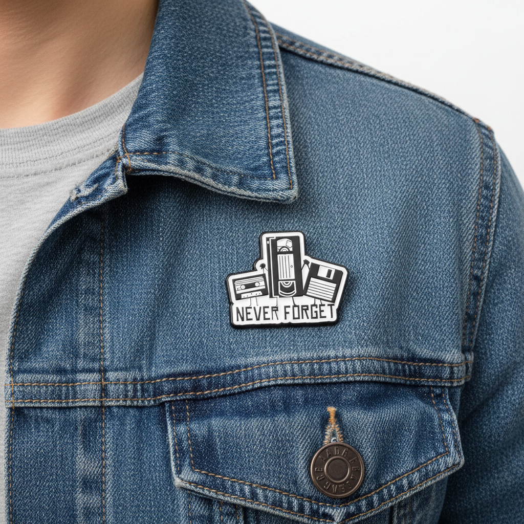 Never Forget Pin – Front Lifestyle