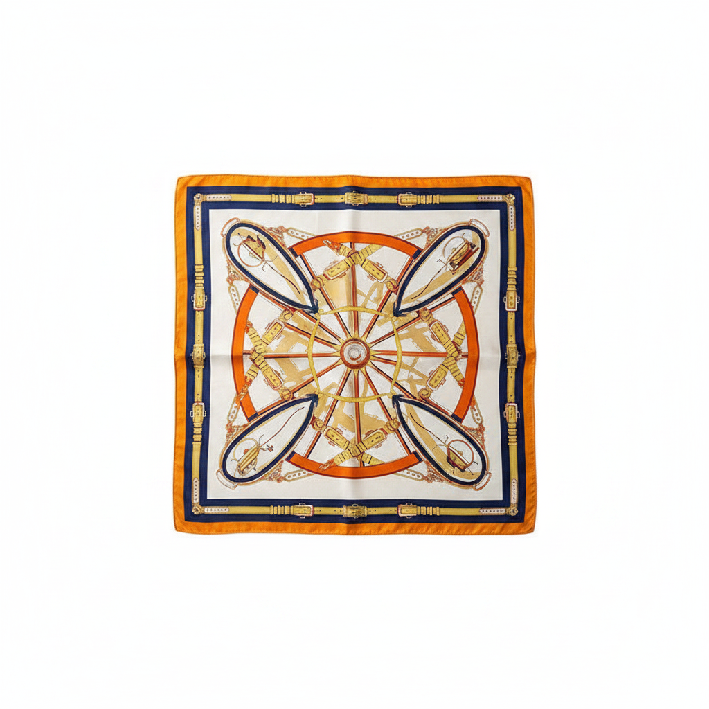 Orange Scarf Flat