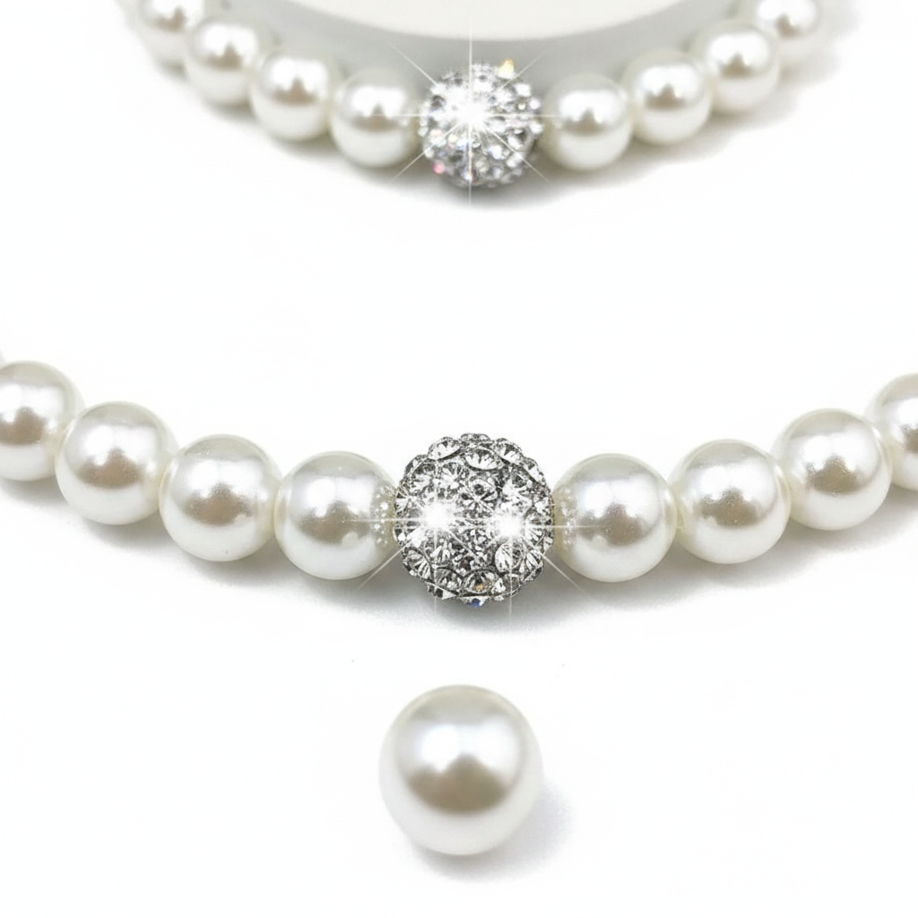 Pearl Jewelry Set – Detail Shot