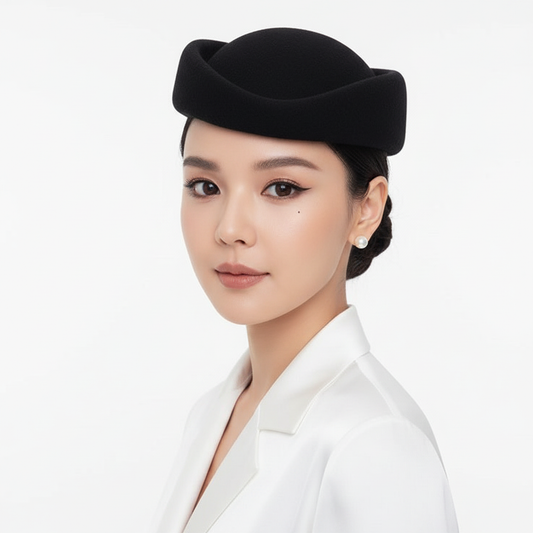Pillbox Beret Close-up