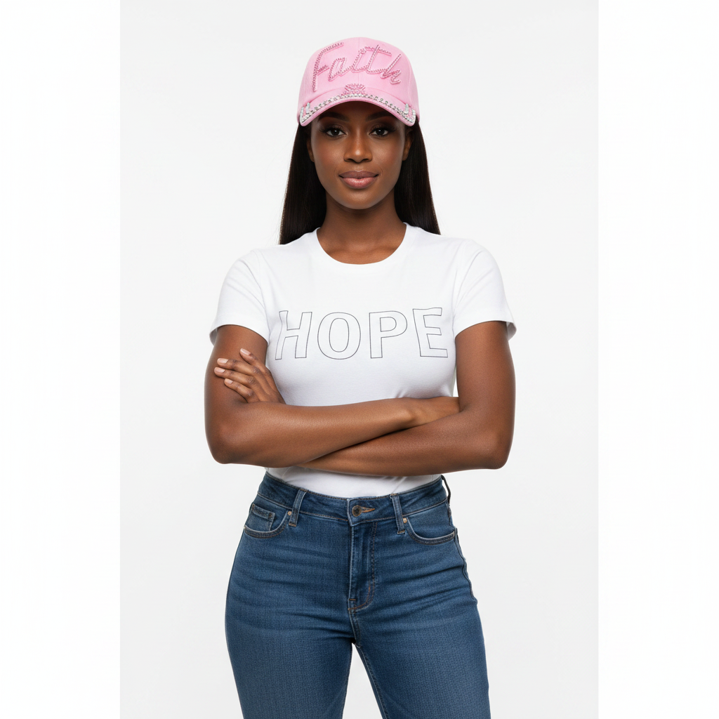 Pink Faith Cap – Front