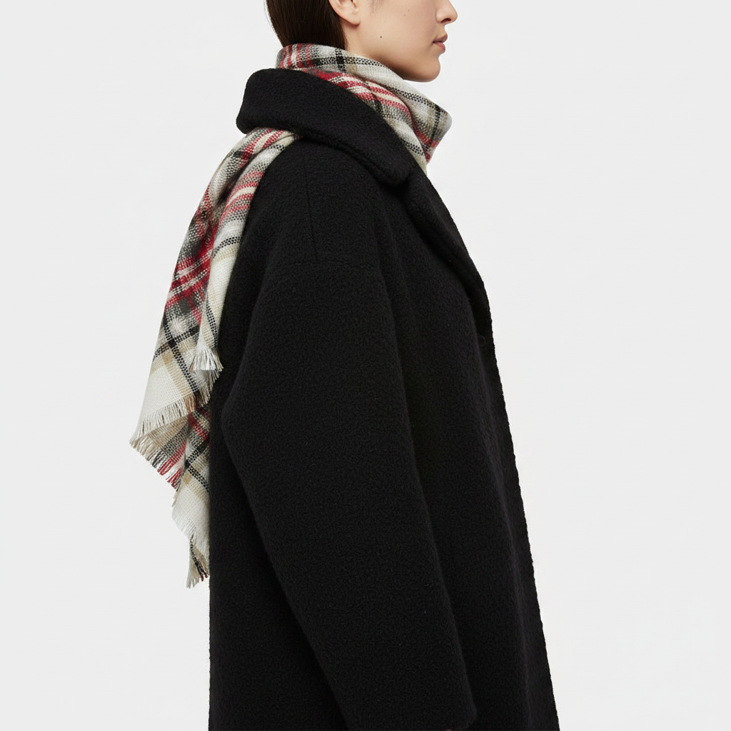 Plaid Scarf Lifestyle Side