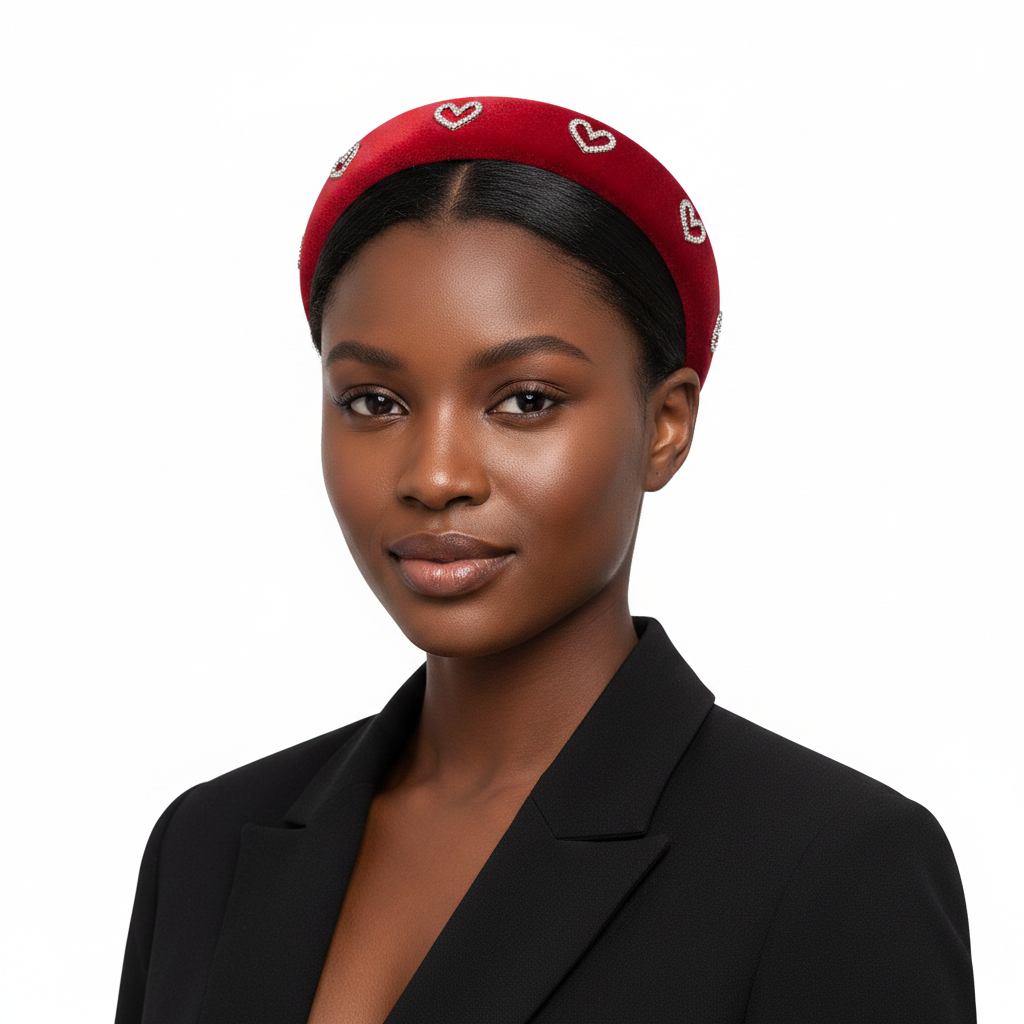 Red Heart Headband Lifestyle Front