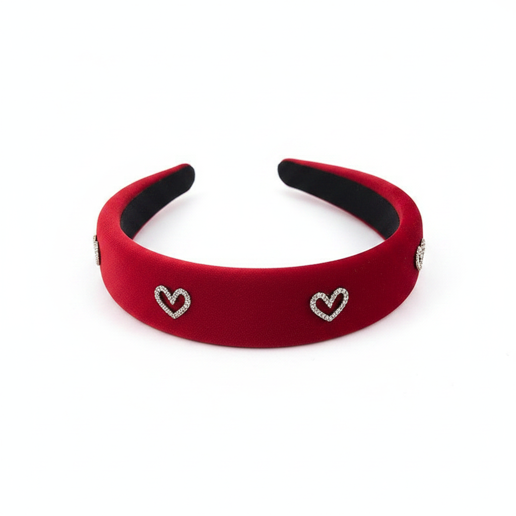 Red Heart Headband Product Shot