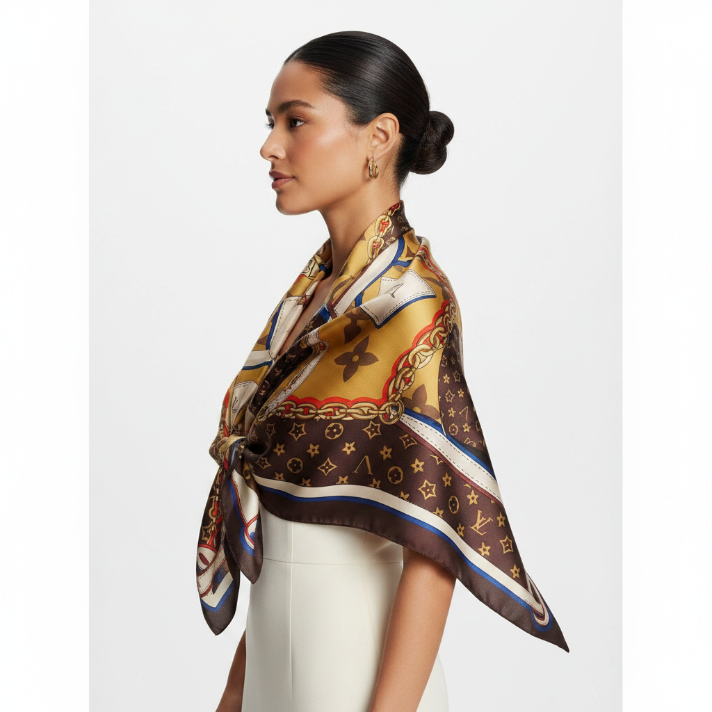 Side angle – shawl drape