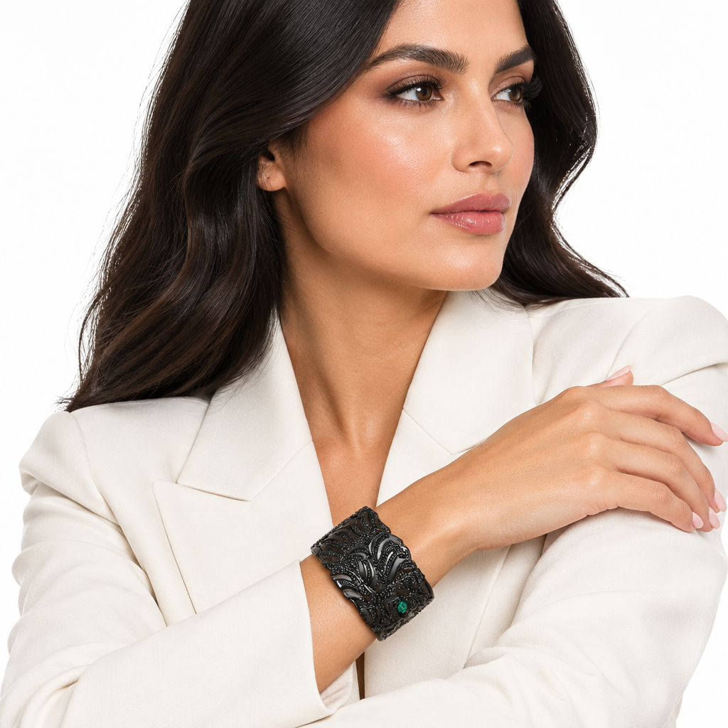 Side lifestyle view of the bangle