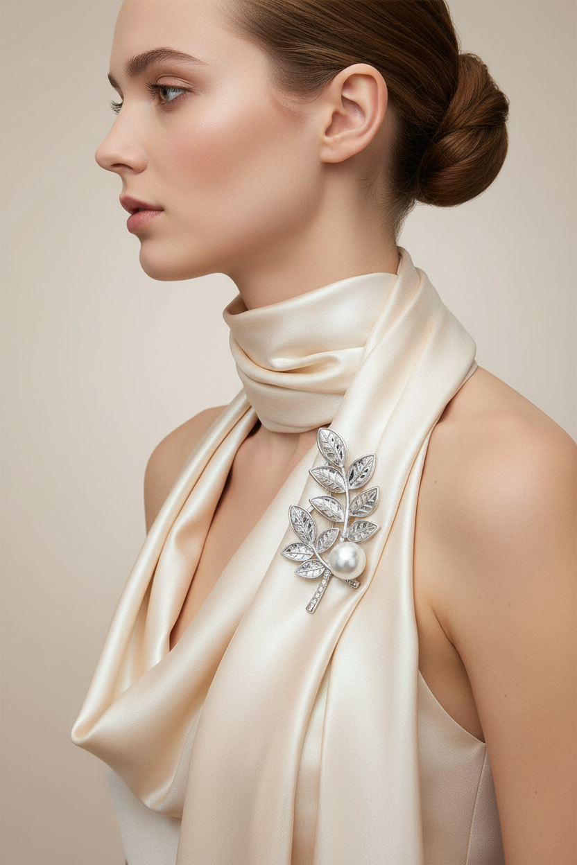Silver scarf lifestyle