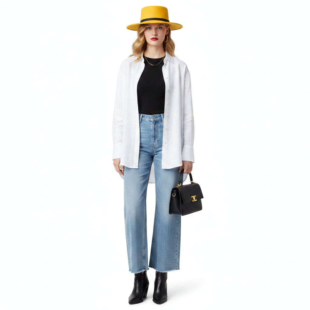 Sunshine Yellow Fedora – Front