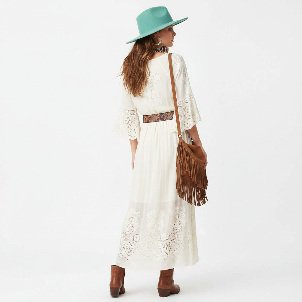 Teal Fedora - Back