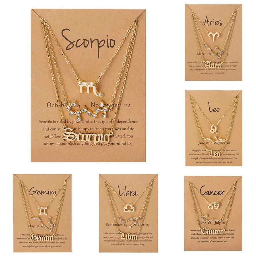 3PC Zodiac Signs Bracelet for Women - Hautefull