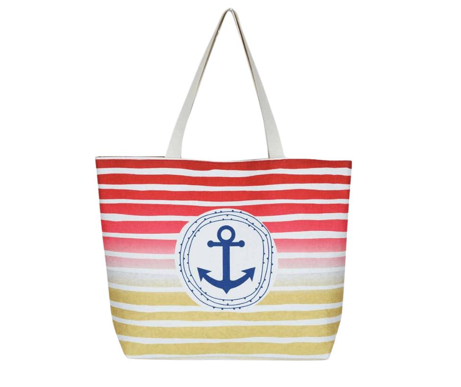 Anchor Print Beach Bag - Hautefull