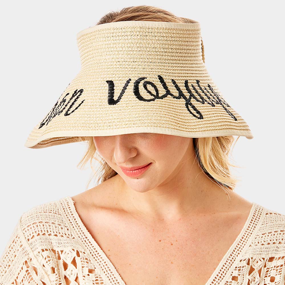 Bon Voyage Foldable Visor Sun Hat - Hautefull
