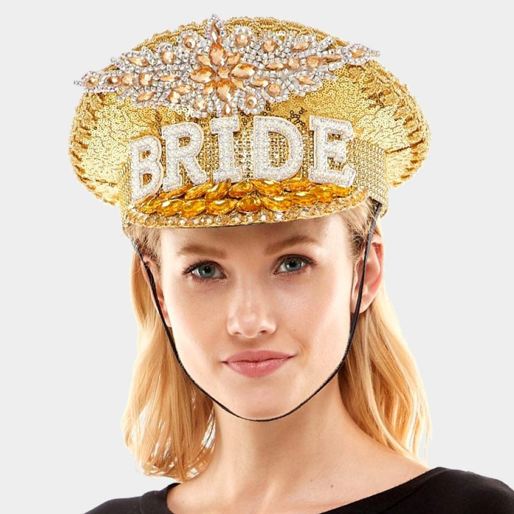 Bride to Be Sequin Hat - Hautefull