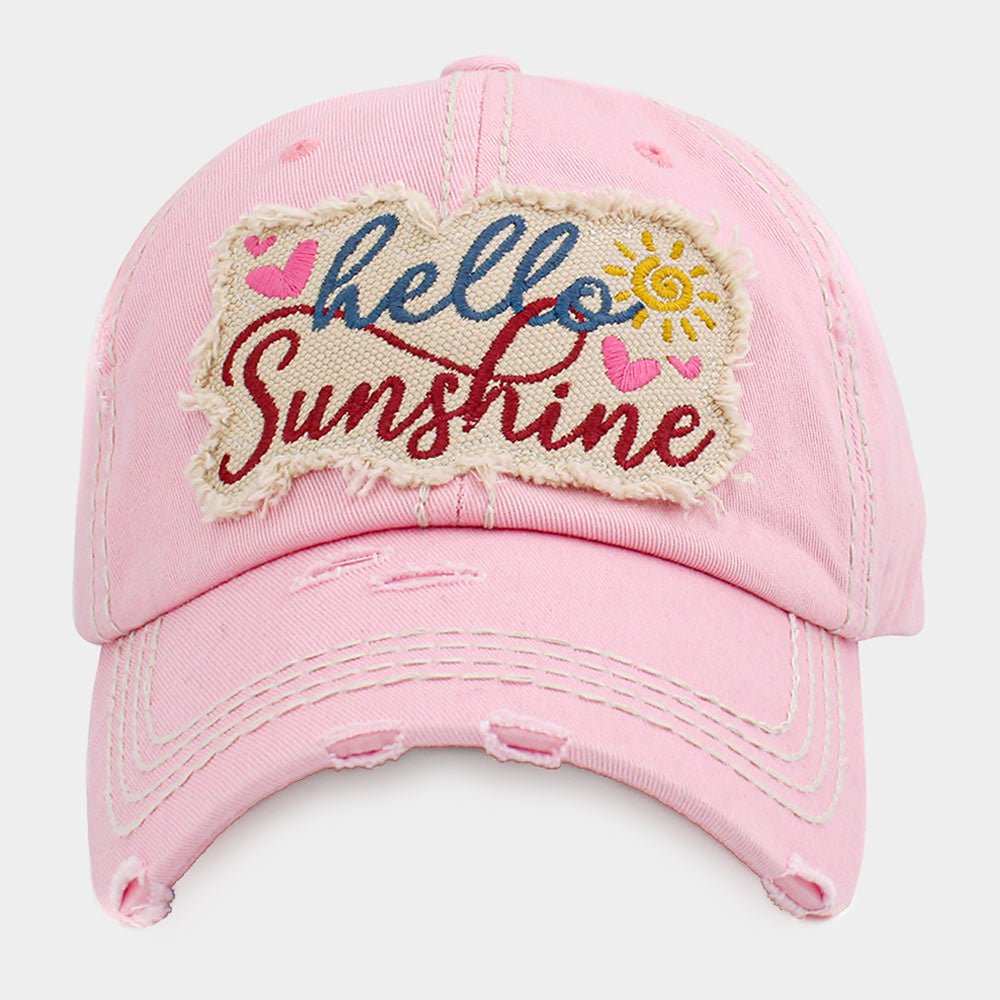 Greetings Embroidered Baseball Cap for Women - Hautefull